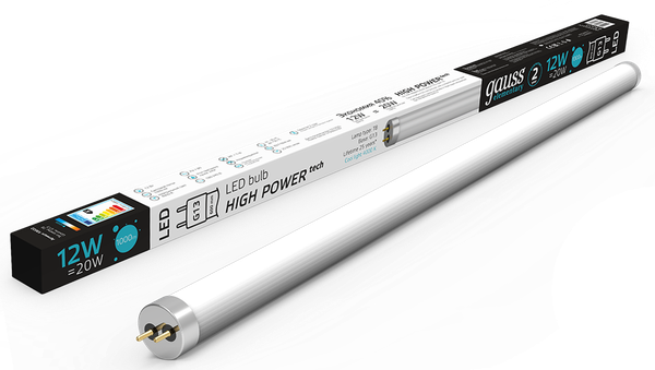 Изображение товара Лампа Gauss Elementary G13 12W 4000K / 93022