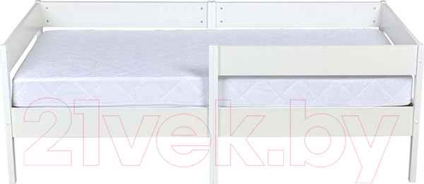 Изображение товара Односпальная кровать детская Polini Kids Simple 3435 / 0002786.9 (белый)