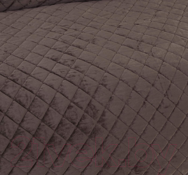 Изображение товара Набор текстиля для спальни Sofi de Marko Натаниэль 160х220 / Пок-Нт-160х220ш (шоколад)