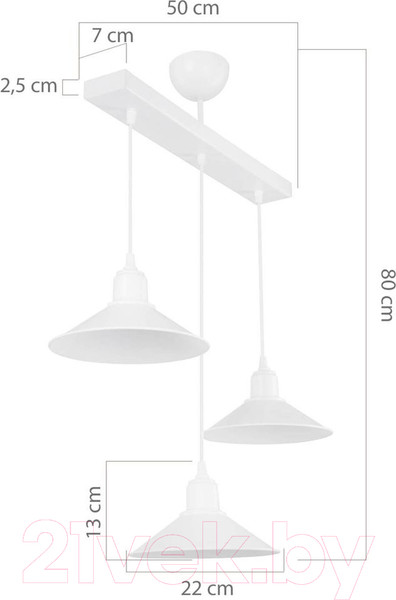 Изображение товара Люстра Toplight Delilah TL1606H-03WH
