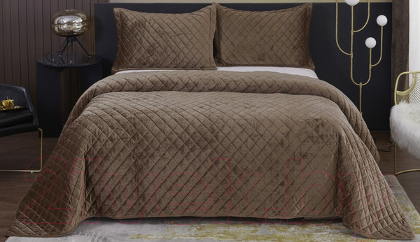 Изображение товара Набор текстиля для спальни Sofi de Marko Натаниэль 160х220 / Пок-Нт-160х220б (бежевый)