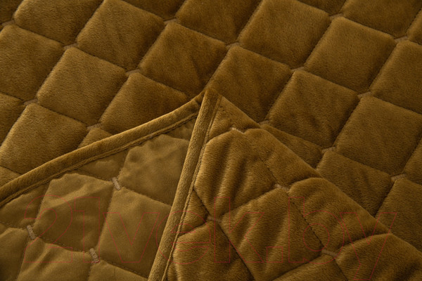 Изображение товара Набор текстиля для спальни Sofi de Marko Натаниэль 160х220 / Пок-Нт-160х220гр (горчичный)