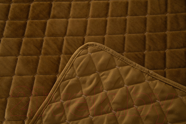 Изображение товара Набор текстиля для спальни Sofi de Marko Натаниэль 160х220 / Пок-Нт-160х220гр (горчичный)