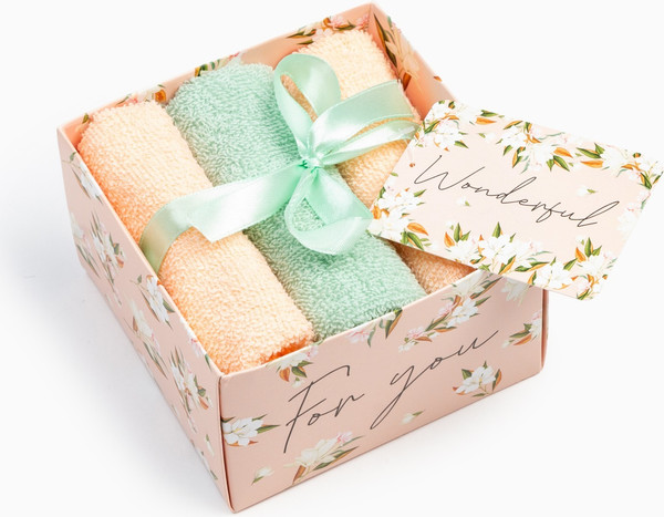 Изображение товара Набор полотенец Этель Gift / 7574077 (3шт)