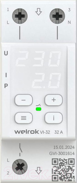 Изображение товара Реле напряжения Welrok VI-32