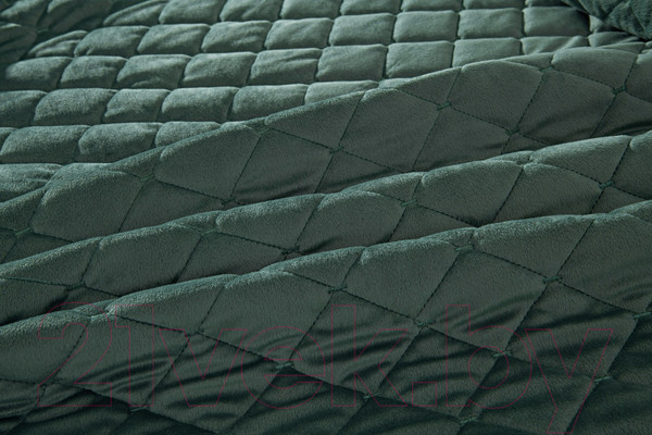 Изображение товара Набор текстиля для спальни Sofi de Marko Натаниэль 160х220 / Пок-Нт-160х220из (изумруд)