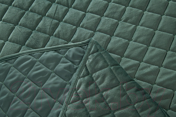 Изображение товара Набор текстиля для спальни Sofi de Marko Натаниэль 160х220 / Пок-Нт-160х220из (изумруд)