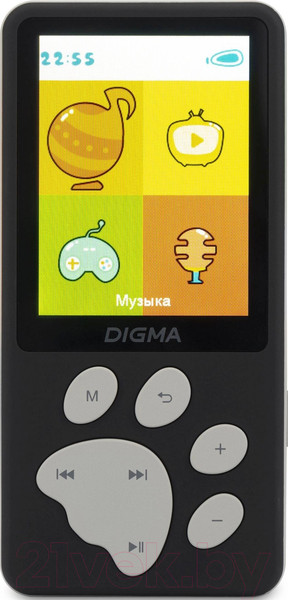 Изображение товара MP3-плеер Digma S5 8GB (черный/серый)