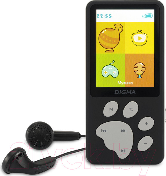 Изображение товара MP3-плеер Digma S5 8GB (черный/серый)