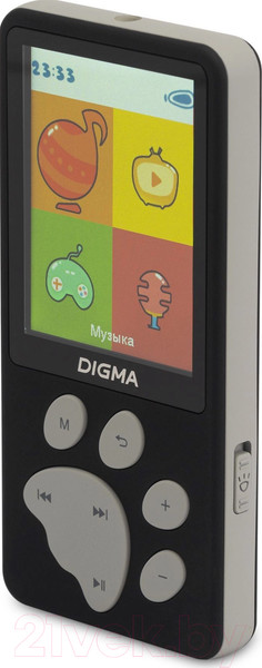 Изображение товара MP3-плеер Digma S5 8GB (черный/серый)