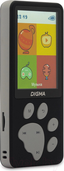 Изображение товара MP3-плеер Digma S5 8GB (черный/серый)