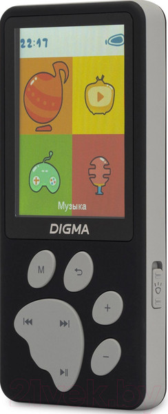 Изображение товара MP3-плеер Digma S5 8GB (черный/серый)