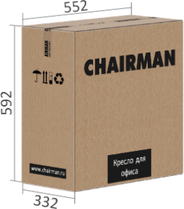 Изображение товара Кресло офисное Chairman 9801 (T02 голубой Black)