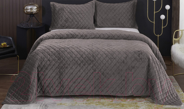 Изображение товара Набор текстиля для спальни Sofi de Marko Натаниэль 160х220 Пок-Нт-160х220м (мокко)