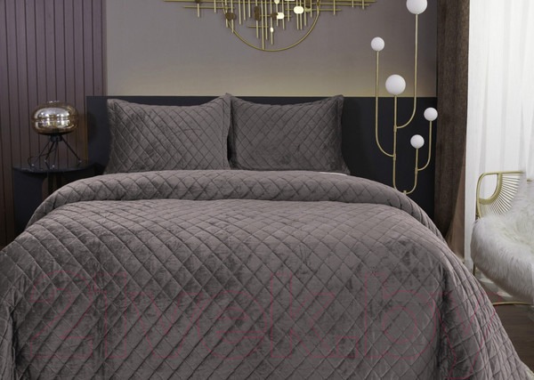 Изображение товара Набор текстиля для спальни Sofi de Marko Натаниэль 160х220 Пок-Нт-160х220м (мокко)