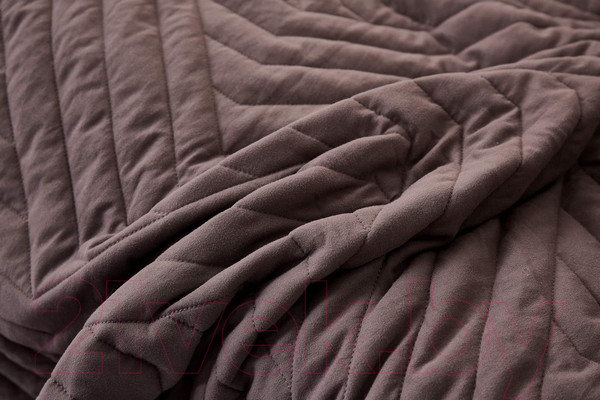 Изображение товара Набор текстиля для спальни Sofi de Marko Мориц 230х250 / Пок-МЦ-шк-230х250 (шоколадный)