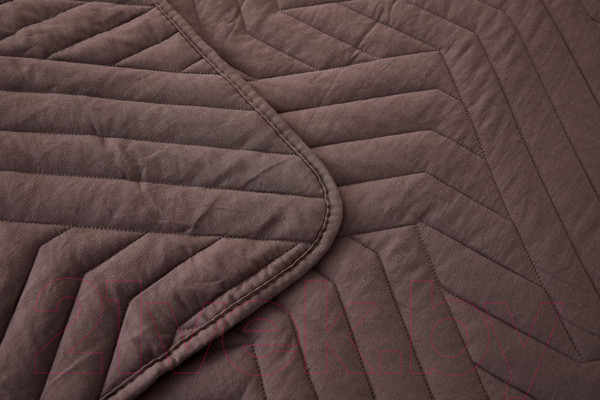 Изображение товара Набор текстиля для спальни Sofi de Marko Мориц 230х250 / Пок-МЦ-шк-230х250 (шоколадный)