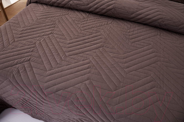 Изображение товара Набор текстиля для спальни Sofi de Marko Мориц 230х250 / Пок-МЦ-шк-230х250 (шоколадный)