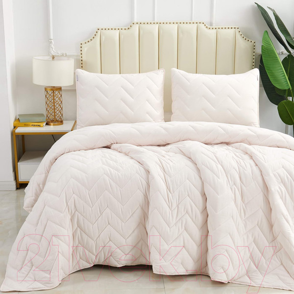 Изображение товара Набор текстиля для спальни Sofi de Marko Робби 160х220 / Пок-Роб-кр-160х220 (кремовый)