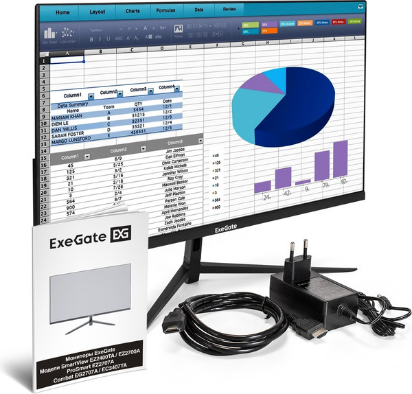 Изображение товара Монитор ExeGate SmartView EZ2400TA (EX296282RUS)