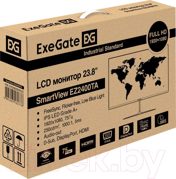 Изображение товара Монитор ExeGate SmartView EZ2400TA (EX296282RUS)