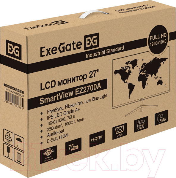 Изображение товара Монитор ExeGate SmartView EZ2700A (EX296283RUS)