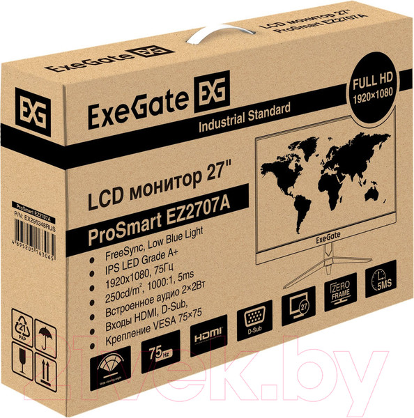 Изображение товара Монитор ExeGate ProSmart EZ2707A (EX296348RUS)