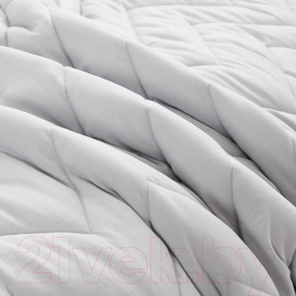 Изображение товара Набор текстиля для спальни Sofi de Marko Робби 160х220 / Пок-Роб-ср-160х220 (серебристый)