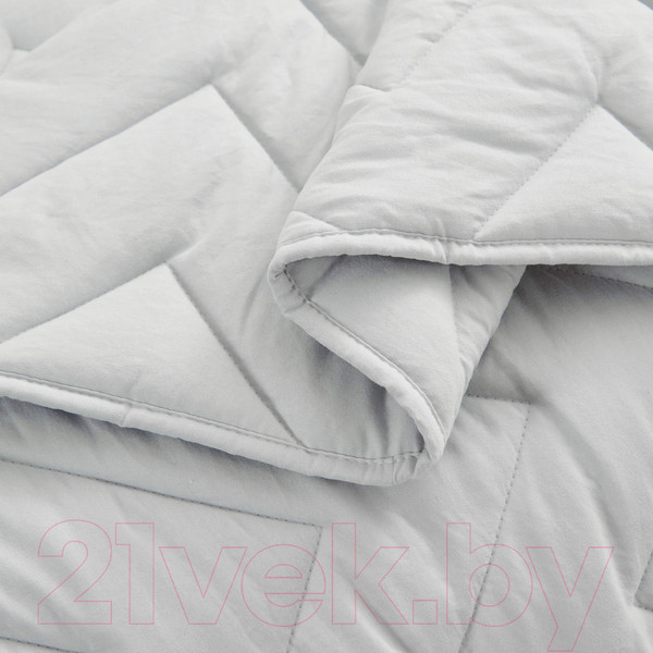 Изображение товара Набор текстиля для спальни Sofi de Marko Робби 160х220 / Пок-Роб-ср-160х220 (серебристый)