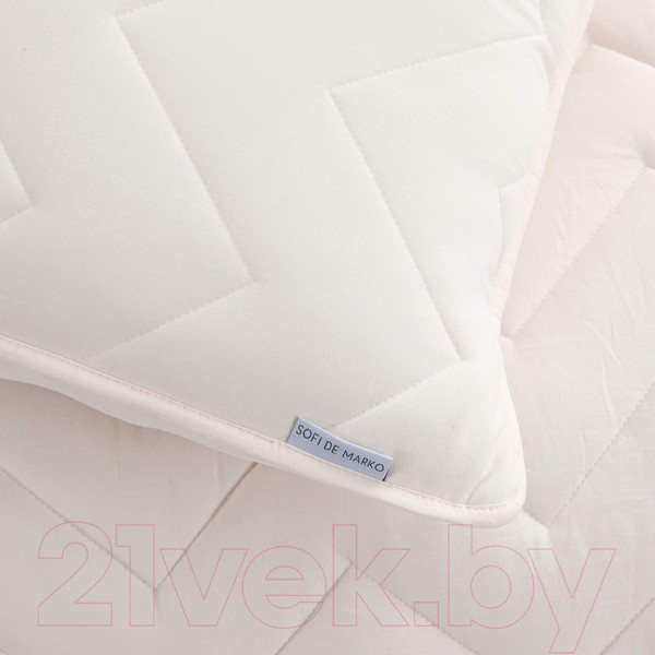 Изображение товара Набор текстиля для спальни Sofi de Marko Робби 230х250 / Пок-Роб-кр-230х250 (кремовый)