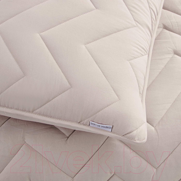 Изображение товара Набор текстиля для спальни Sofi de Marko Робби 230х250 / Пок-Роб-мк-230х250 (мокко)