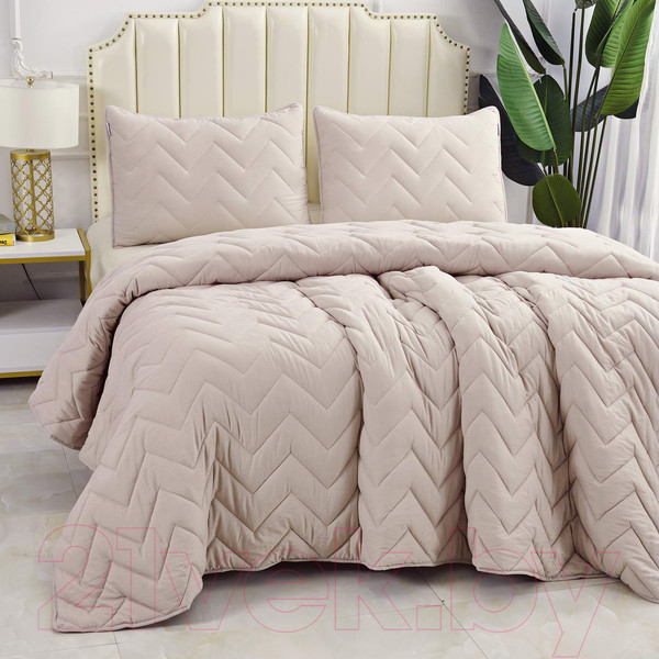 Изображение товара Набор текстиля для спальни Sofi de Marko Робби 230х250 / Пок-Роб-мк-230х250 (мокко)