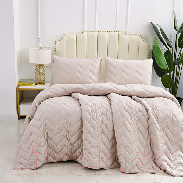 Изображение товара Набор текстиля для спальни Sofi de Marko Робби 230х250 / Пок-Роб-мк-230х250 (мокко)