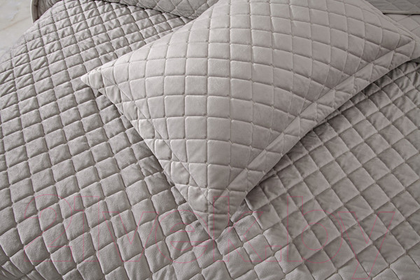 Изображение товара Набор текстиля для спальни Sofi de Marko Натаниэль 160х220 / Пок-Нт-160х220сс (светло-серый)