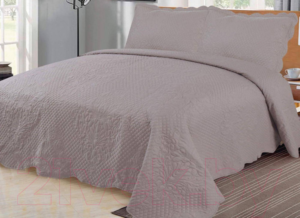 Изображение товара Набор текстиля для спальни Sofi de Marko Барбара 230х250 / Пок-Б2к-230х250 (кофейный)