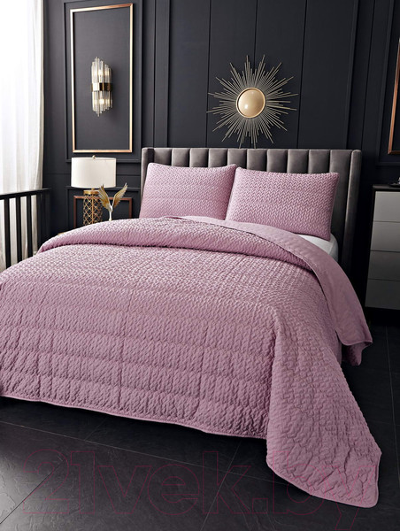 Изображение товара Набор текстиля для спальни Sofi de Marko Ирма 160х220 / Пок-Ир-160х220пд (пудровый)