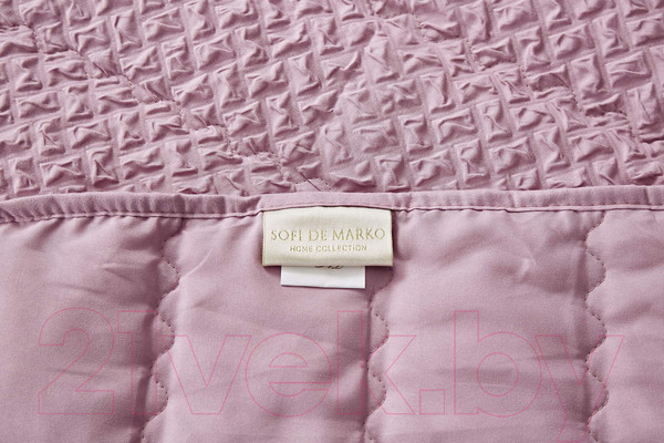 Изображение товара Набор текстиля для спальни Sofi de Marko Ирма 160х220 / Пок-Ир-160х220пд (пудровый)