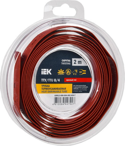 Изображение товара Трубка термоусаживаемая IEK UDR12-008-004-002-K04-T