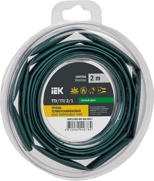 Изображение товара Трубка термоусаживаемая IEK UDR12-002-001-002-K06-T