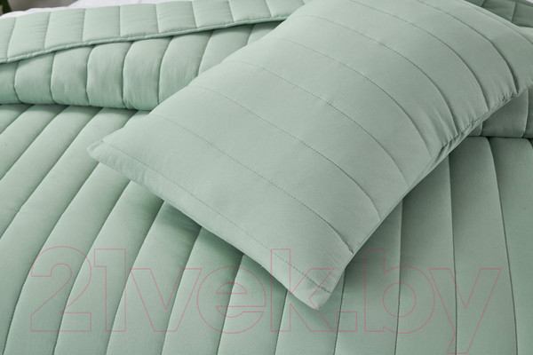 Изображение товара Набор текстиля для спальни Sofi de Marko Микаэль 230х250 / Пок-МК-из-230х250 (изумрудный)