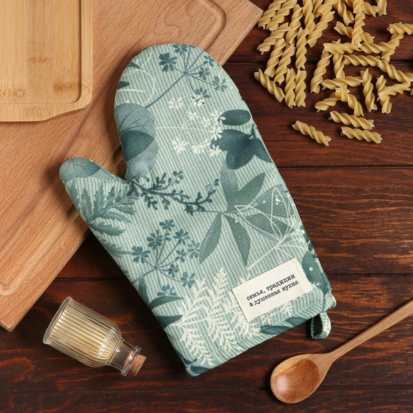 Изображение товара Рукавица-прихватка Доляна Лесная прохлада / 9462700