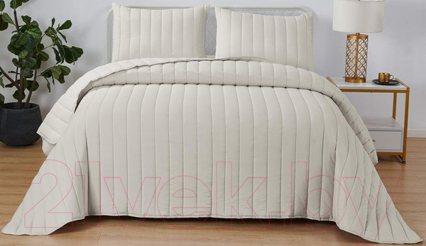 Изображение товара Набор текстиля для спальни Sofi de Marko Микаэль 230х250 / Пок-МК-ср-230х250 (серый)