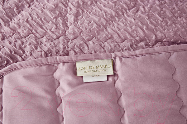 Изображение товара Набор текстиля для спальни Sofi de Marko Надин 230х250 / Пок-Нд-230х250пд (пудровый)