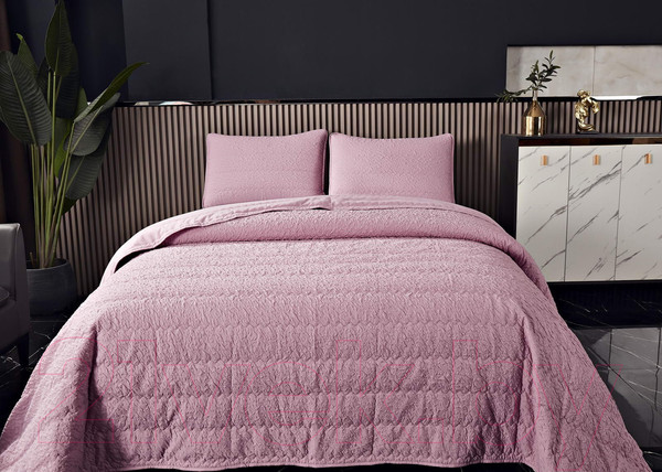 Изображение товара Набор текстиля для спальни Sofi de Marko Надин 230х250 / Пок-Нд-230х250пд (пудровый)