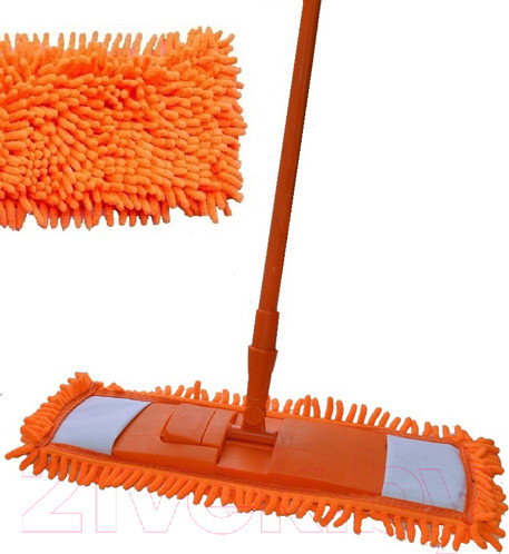 Изображение товара Швабра-моп АкваМаг С насадкой из микрофибры ворсовая ТВ-009 (телескоп)