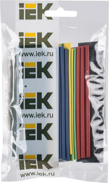 Изображение товара Набор трубок термоусаживаемых IEK UDR10-012-006-021-S