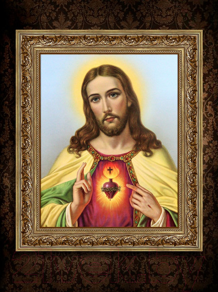 Изображение товара Икона Декарт Иисус Христос 8Л1365