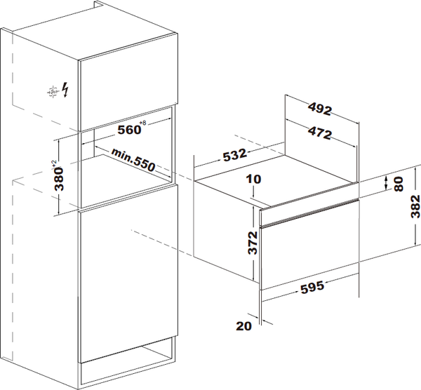 Изображение товара Микроволновая печь Weissgauff BMWO-341 DB Black Edition