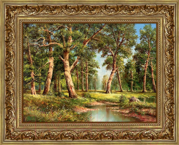 Изображение товара Картина Декарт Дубовая роща Шишкин 8Л1633 (в раме)