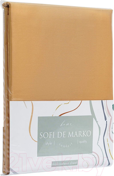 Изображение товара Простыня Sofi de Marko Premium Mako 180х230 / Пр-Пм-пс-180х230 (песочный)